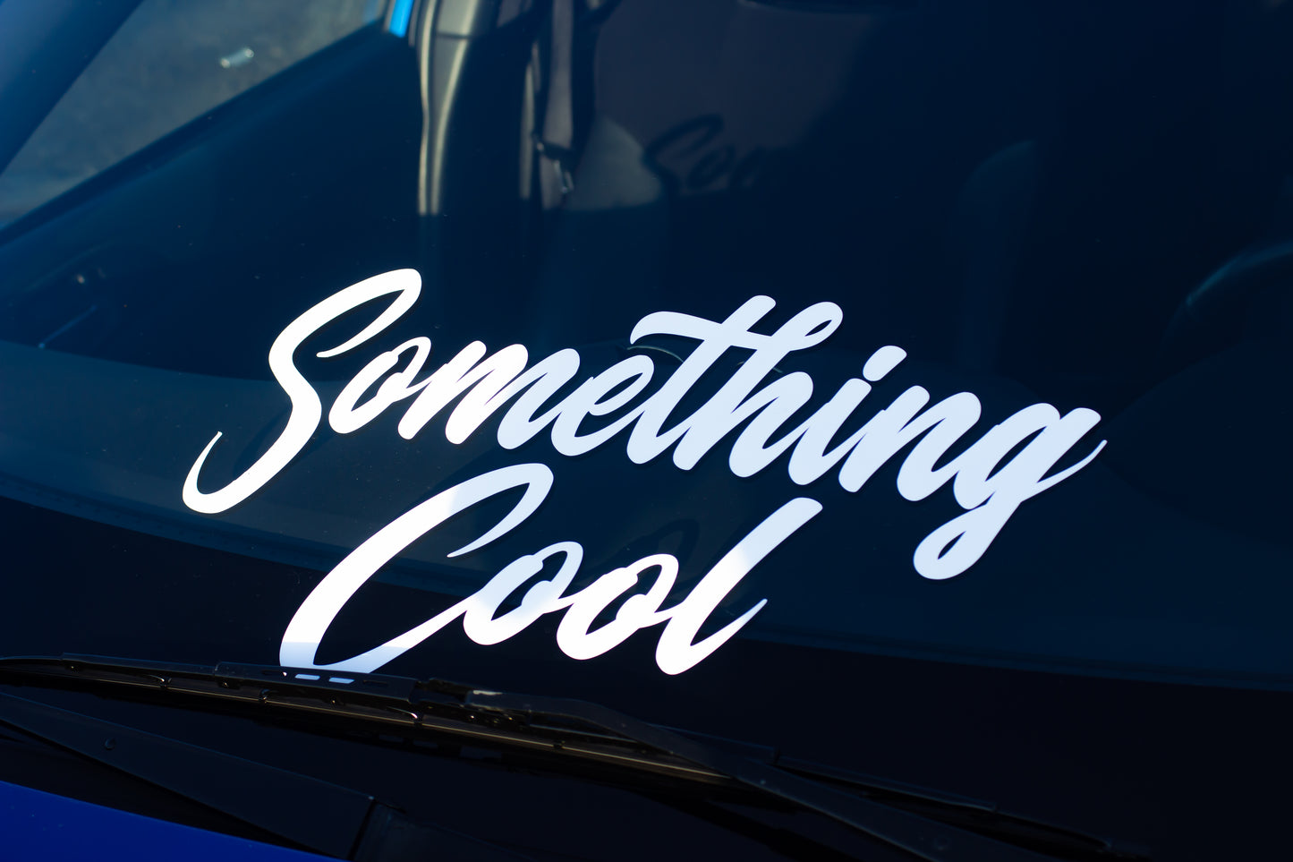 Something Cool Windshield Decal